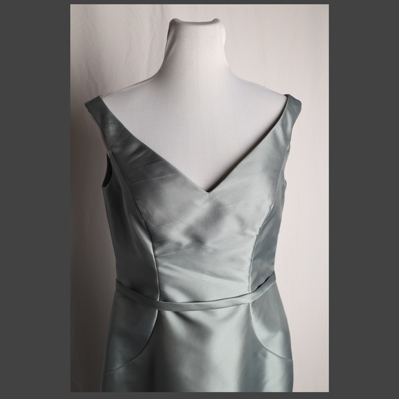 Sorella Vita 8964 Formal Gown Dress Seafoam Blue-green. Tag Sz 14 (sz 10-12) - Picture 2 of 12